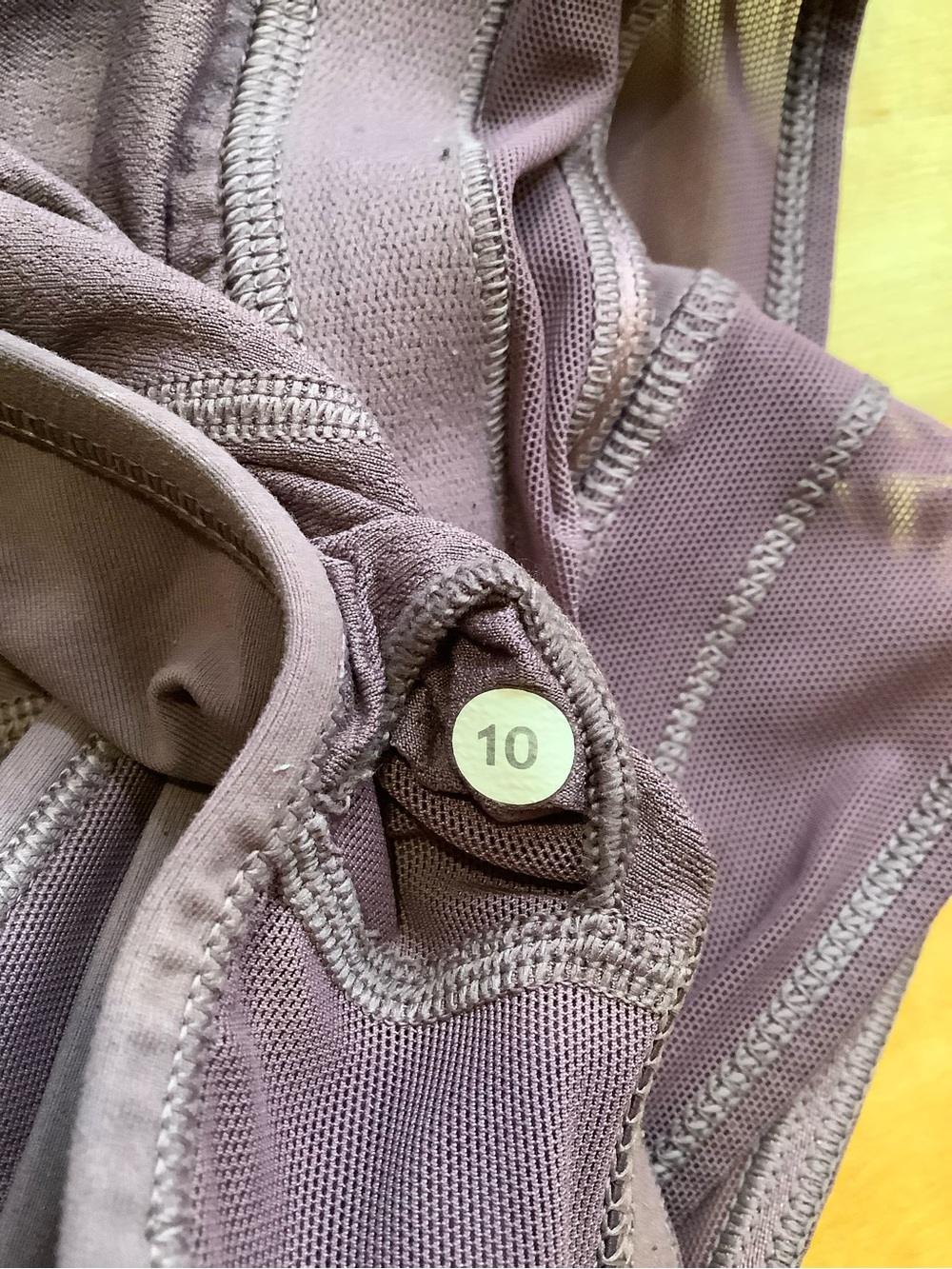 Lululemon Seek The Heat Bra Purple Fog Front Hooks Longline 10 - Picture 11 of 12